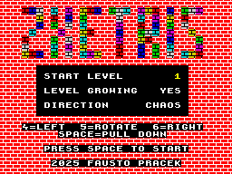 Opening screen