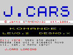Opening screen