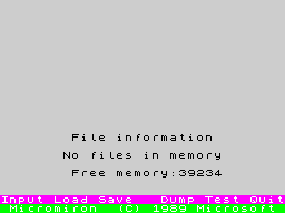 Running screen