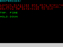 Opening screen