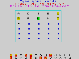 Running screen