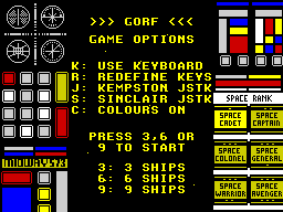 Opening screen