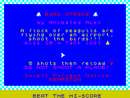 Opening screen
