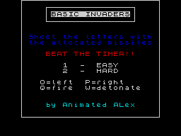 Opening screen