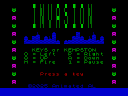 Opening screen