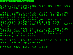Opening screen