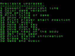 Running screen