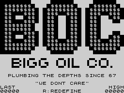 Opening screen