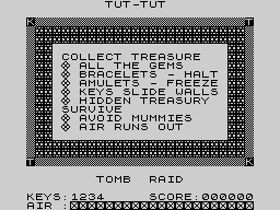 Opening screen