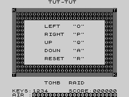 Opening screen