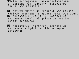 Running screen