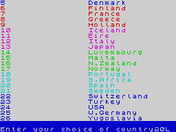 Running screen