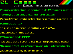 Running screen