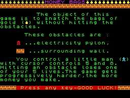 Opening screen