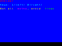 Opening screen