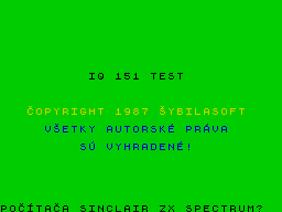Opening screen