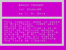 Opening screen