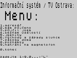 Running screen