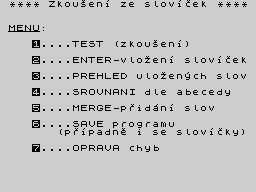 Opening screen