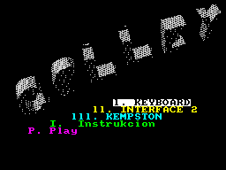 Opening screen