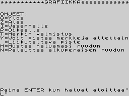 Opening screen