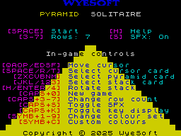 Opening screen