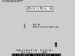 Opening screen