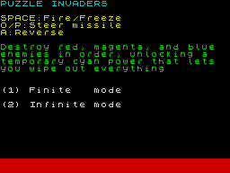 Opening screen