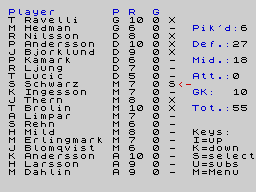 Running screen
