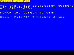 Opening screen