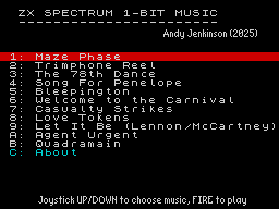 Opening screen