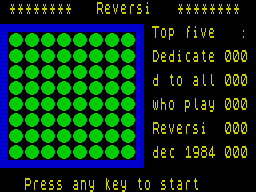 Running screen