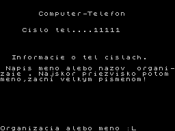 Running screen