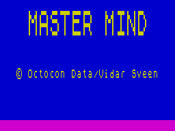 Opening screen