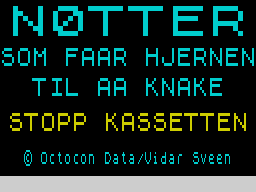 Opening screen