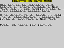 Opening screen