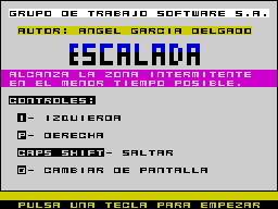 Opening screen
