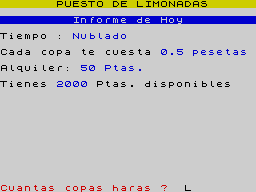 Running screen