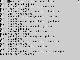 Running screen