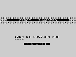 Opening screen