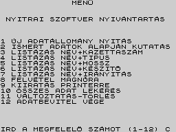 Opening screen