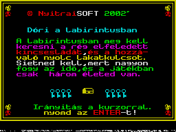 Opening screen
