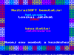 Opening screen