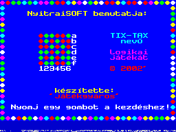Opening screen