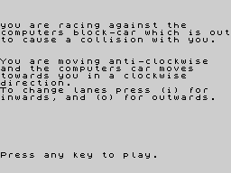 Opening screen