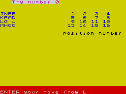 Running screen