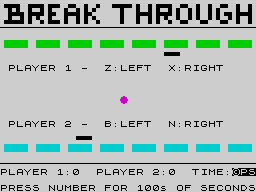 Opening screen