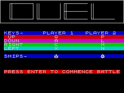 Opening screen