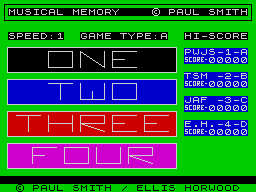 Opening screen