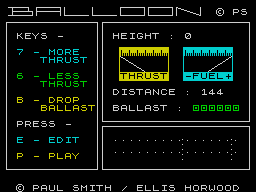 Opening screen
